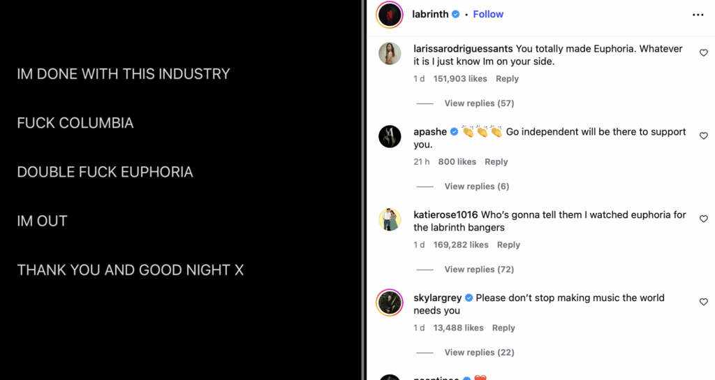 ‘Euphoria’ Composer Labrinth Quits Show and Music Business, Now Fans Are Shook