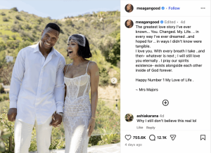 Meagan Good Finally Reveals Wedding Photos to Jonathan Majors