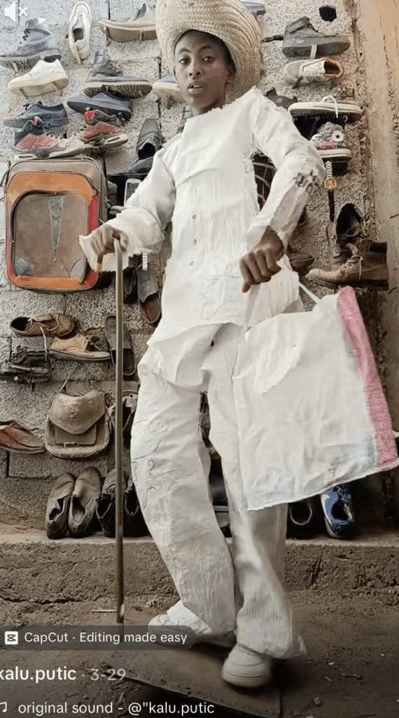 This Ethiopian Fashion Creator Makes Viral Looks With Recycled Materials