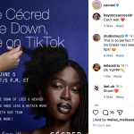 Cécred is Going Live to Show Folks How to Properly Comb Out Their Locs
