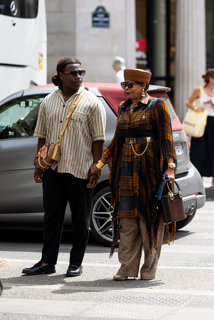 The Best Black Street Style Spotted at Paris Fashion Week