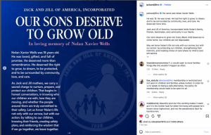 Jack and Jill of America Issues Urgent Call to Action For Black Families Following Nolan Wells’ Tragic Death