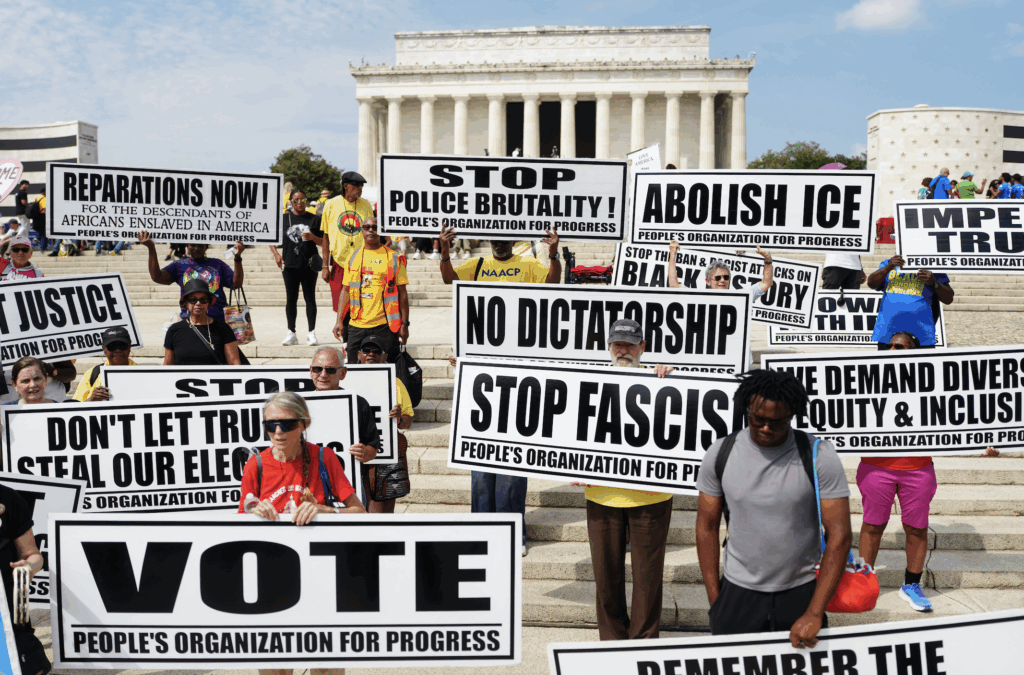 ‘Our Ancestors Fought So Hard’: Why Thousands Came Back to the Lincoln Memorial